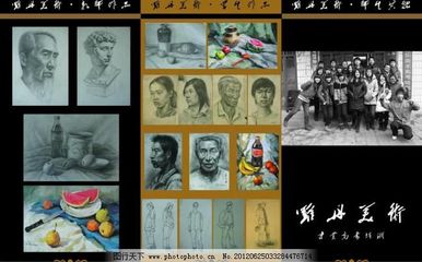 美術(shù)培訓(xùn)三折頁(yè)圖片設(shè)計(jì)指南